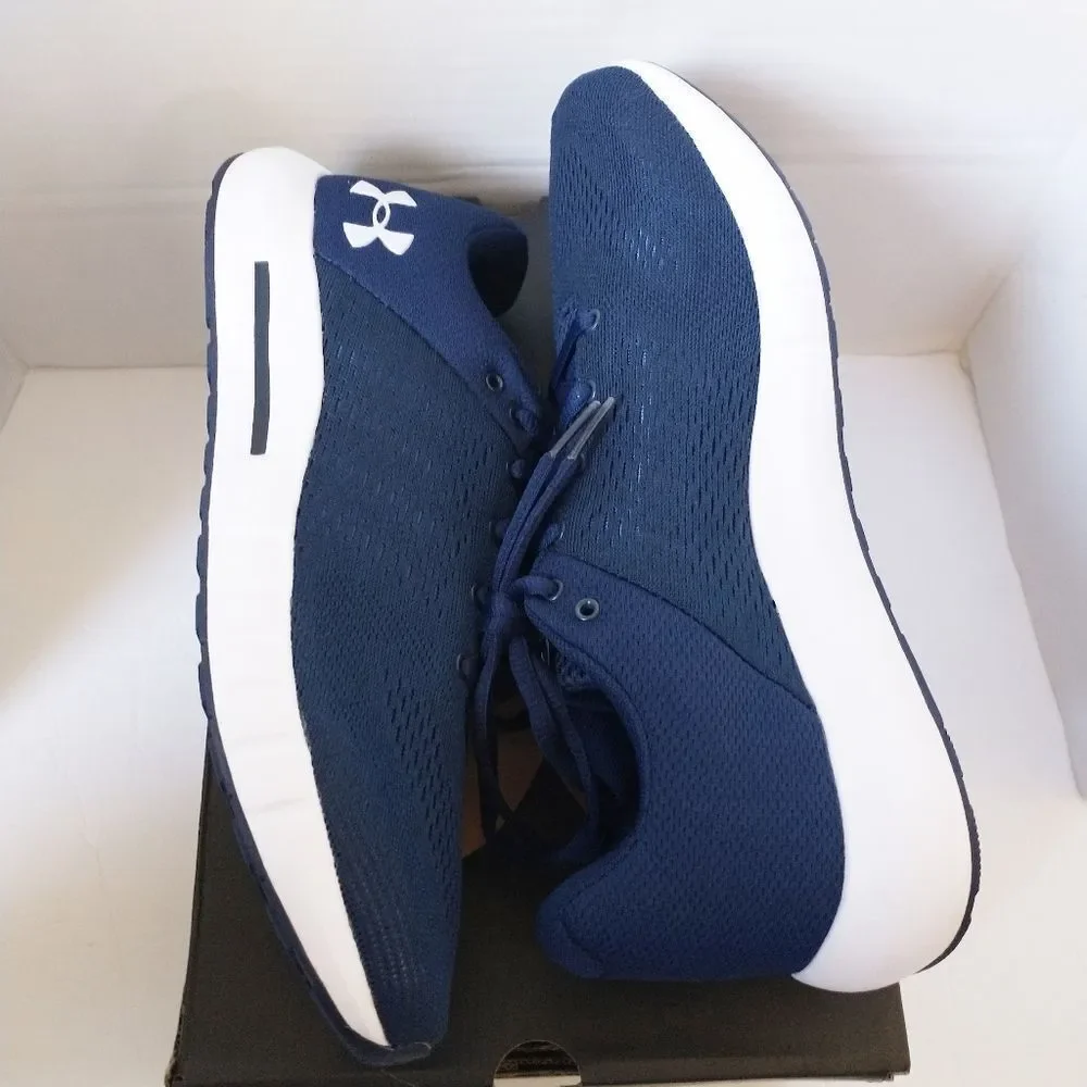 New! UNDER ARMOUR Men's Micro G Pursuit Sneakers Athletic Shoes Navy Blue Size 9